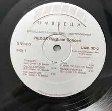 Load image into Gallery viewer, NEXUS Ragtime Concert Vinyl LP DMM Ltd ED NM/VG+ Jazz