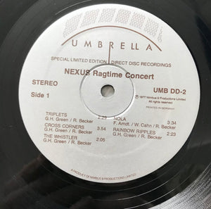 NEXUS Ragtime Concert Vinyl LP DMM Ltd ED NM/VG+ Jazz