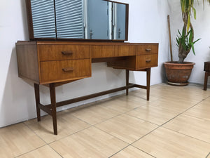 Superb Mid Century 1960s Teak Dressing Table/Desk “Vespa” By Gimson And Slater.